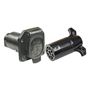 9-Way RV Nylon Complete Plug and Socket Connector Kit
