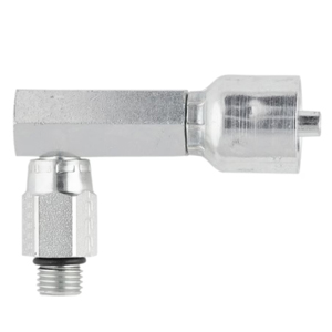 Permanent Male SAE Straight Thread with O-Ring - Swivel - 90 Degree Elbow