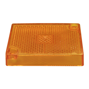 Peterson® Amber Replacement Lens for 114 Clearance/Side Marker Light With Reflex