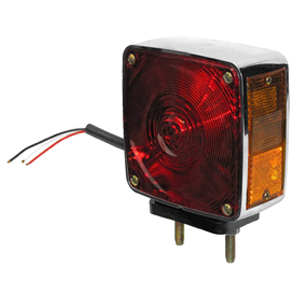 Peterson® Double Face Amber/Red Park and Turn Signal with Side Marker