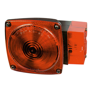 Peterson® Incandescent Combination Light - Thin Line without License Light - Submersible