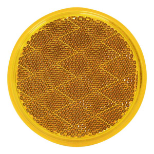 Peterson® Amber Round Quick-Mount Reflector
