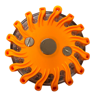 Rechargeable LED Road Flares - Flashing Roadside Safety and Emergency Light