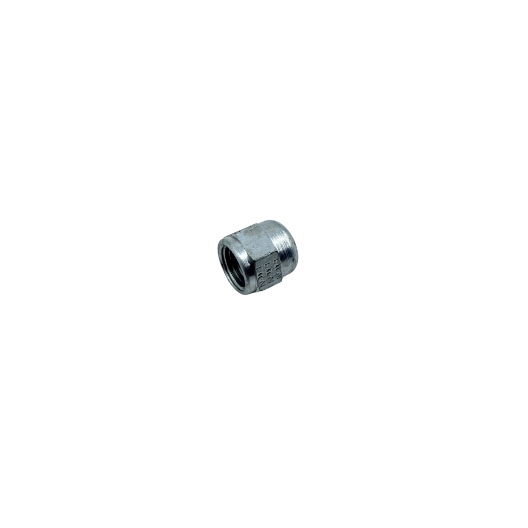 JIC 37° Flare Twin® Cap – 1/4" Tube, 9/16" Hex, Steel