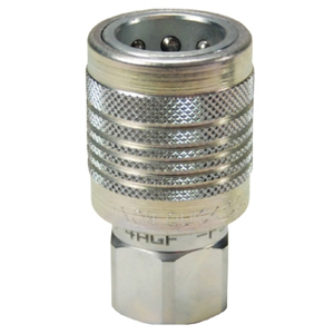 1/4" Female Quick-Connect Pneumatic Coupler – D-Style