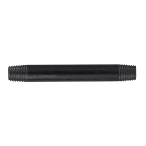 3/8" x 1-1/2" Black Steel Pipe Nipple – Schedule 40, Welded, Grade B