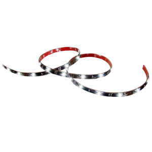 Flexible Ultra-Thin 72" LED Lighting Strip w/ Single Sheathed Wire - 9-14V (Wht)