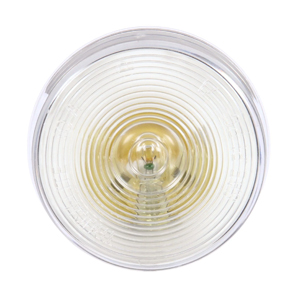 Grommet-Mount 2-1/2" Round Incandescent Utility Light - PL-10, 12V (Wht)