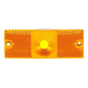 Surface-Mount 4-1/2" Rectangular Incandescent Mrkr/Clrnc Light Kit w/ Reflex and Socket Assembly - 12V (Amb)