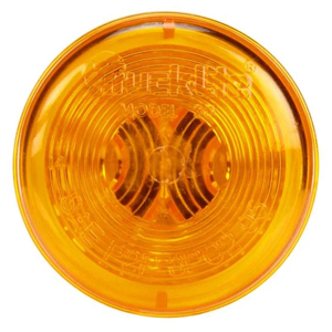 Grommet-Mount 2" Round PC-Rated Incandescent Mrkr/Clrnc Light - PL-10, 12V (Amb)