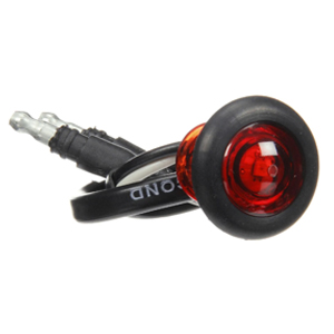 Red LED Marker/Clearance Single Function Light, Grommet Mount - 33 Series Kit