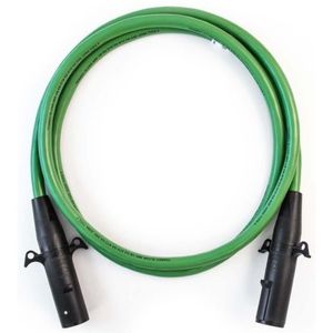 7-Way Nylon Connector Plugs w/ 15' Green ABS Straight Cable