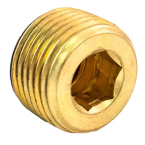 Hex Countersink Brass Pipe Plug