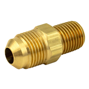 Flare X Male Pipe Connector, Brass