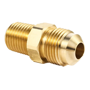 Flare X Male Pipe Connector, Brass