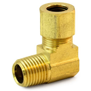 Compression Tee, 90° Male Elbow