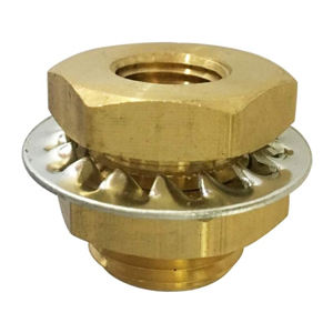 Female Bulkhead Coupling - Brass