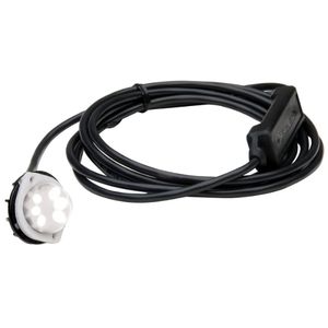 Super-LED® Vertex™ Round Hide-A-Way Light w/ 9" Cable - Class I, 12-24V (Clr/Wht)