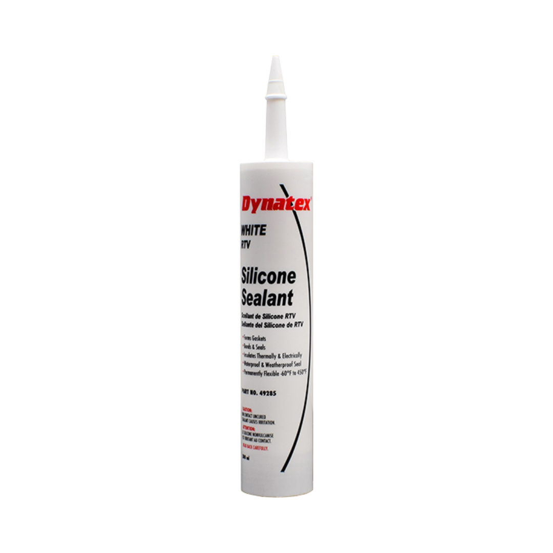 White Industrial Grade Silicone Sealant, 300 mL