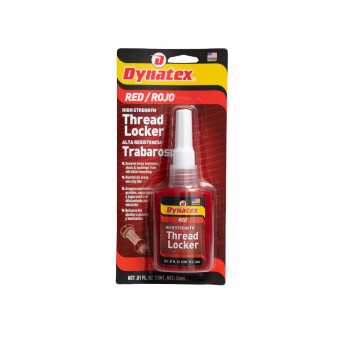 Red High Strength Threadlocker, 24 mL Bottle