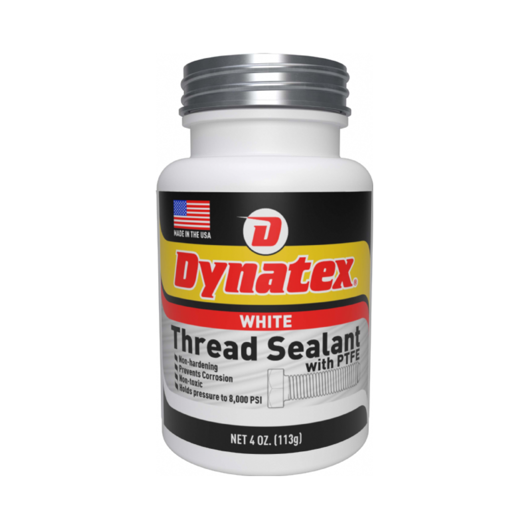 Thread Sealant with PTFE, 4 oz Brush-Top