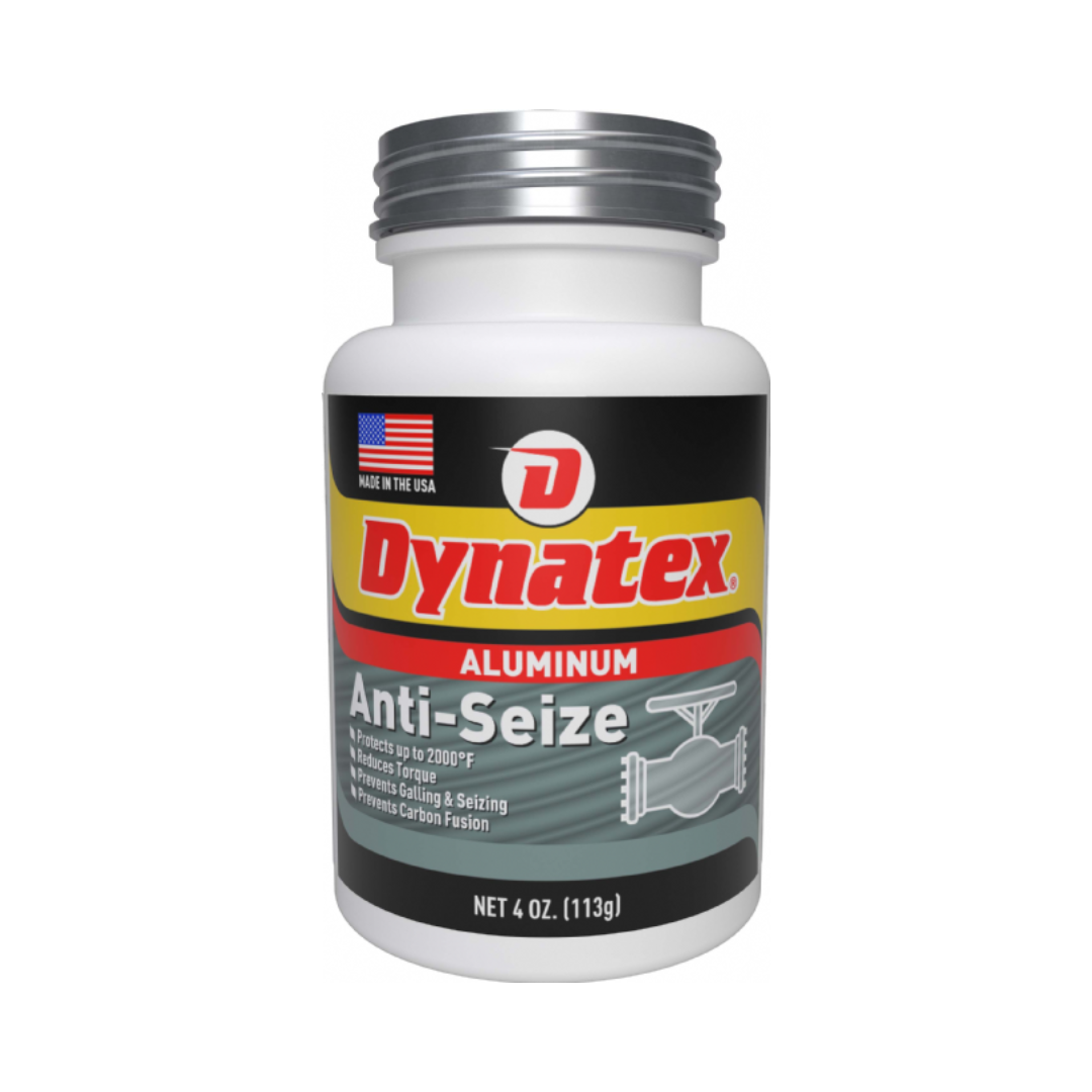 Dynatex 143474 Aluminum Anti-Seize, 4 oz Brush Bottle