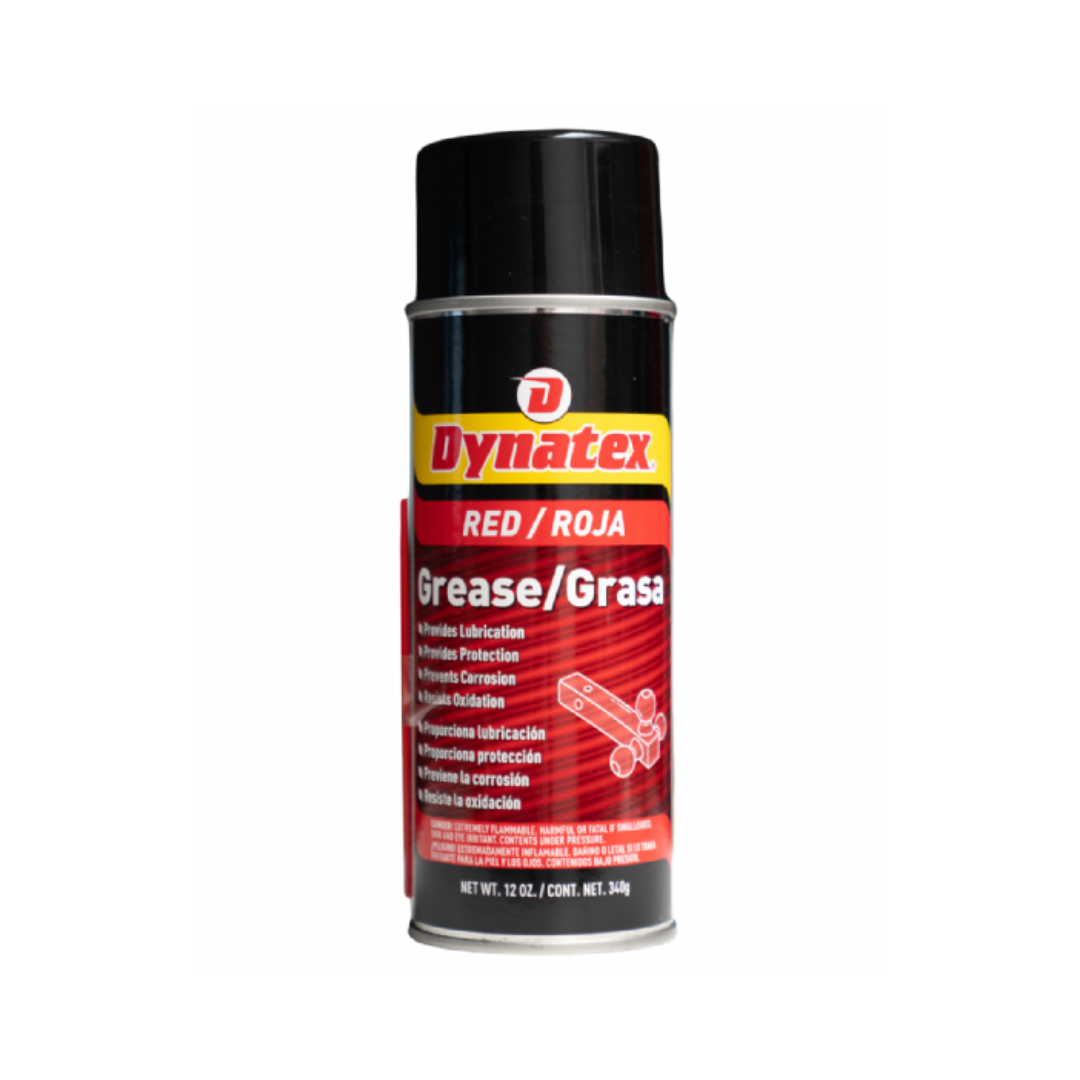 Dynatex 143508 Red Grease Spray, 12 oz