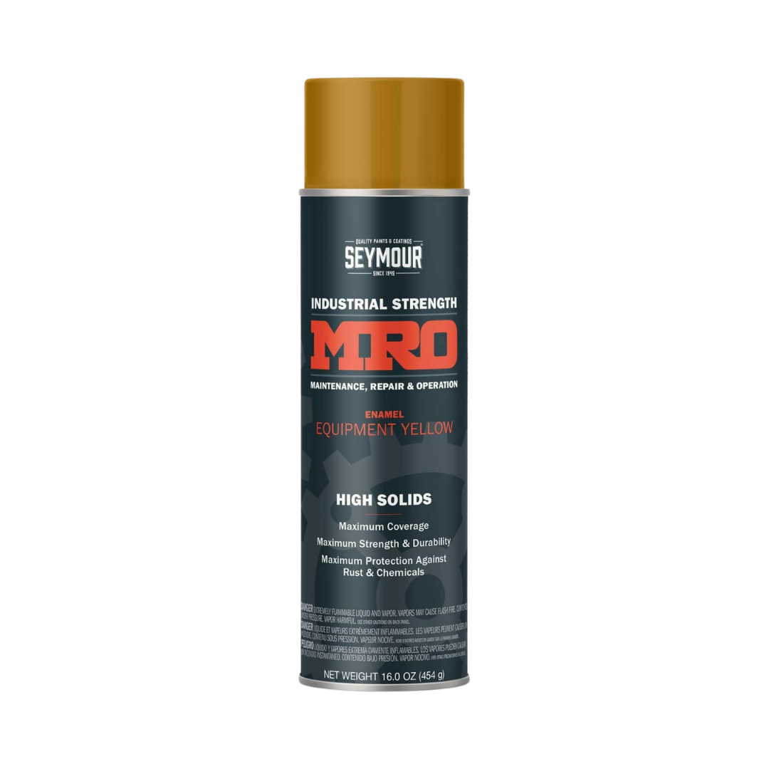Seymour MRO Equipment Yellow High-Solids Enamel Spray