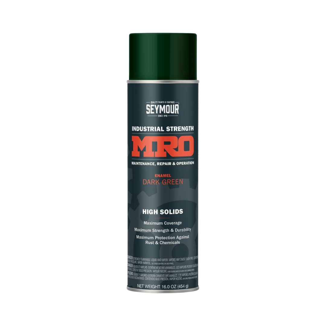 Seymour MRO Dark Green High-Solids Enamel Spray Paint