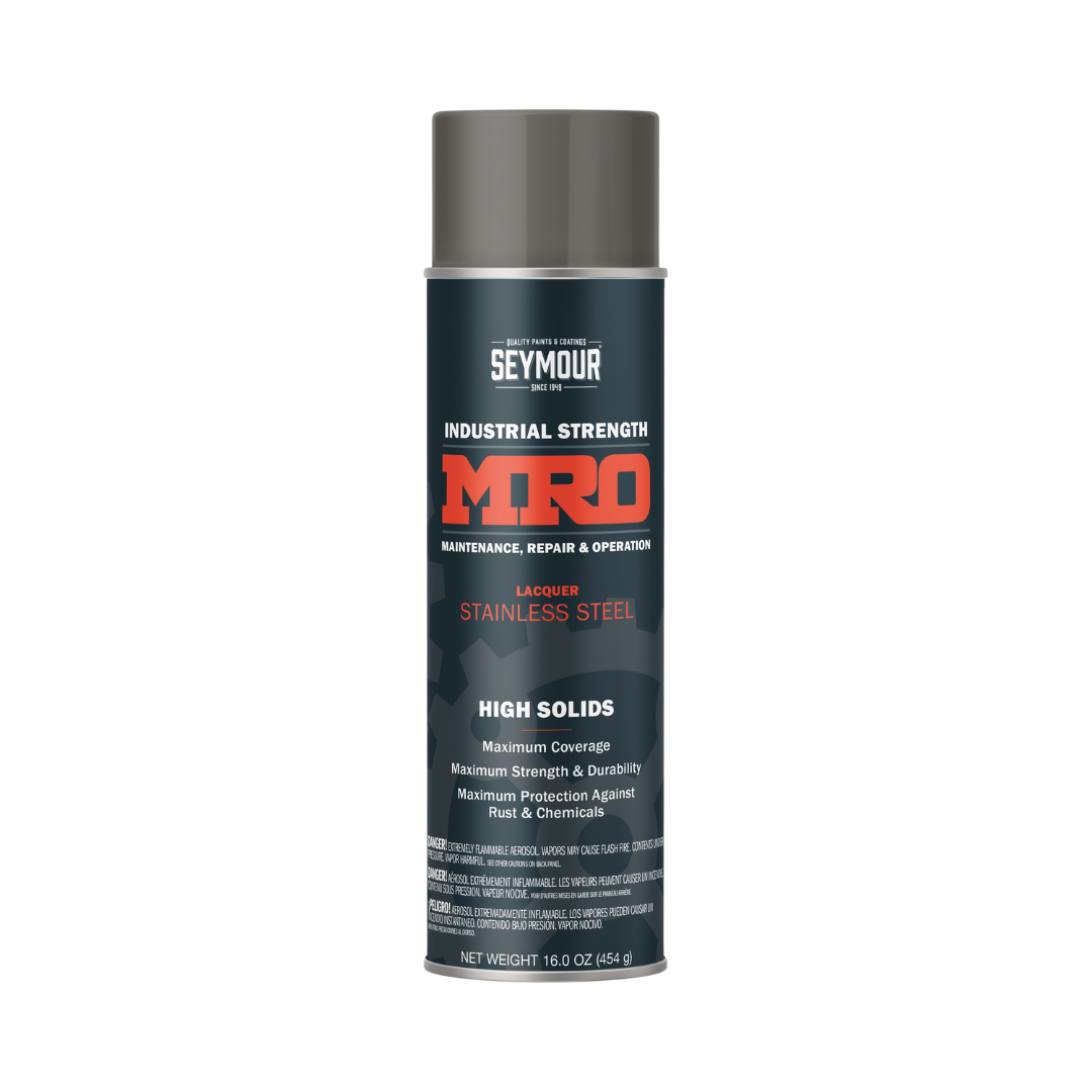 Seymour MRO Stainless Steel High-Solids Enamel Spray Paint