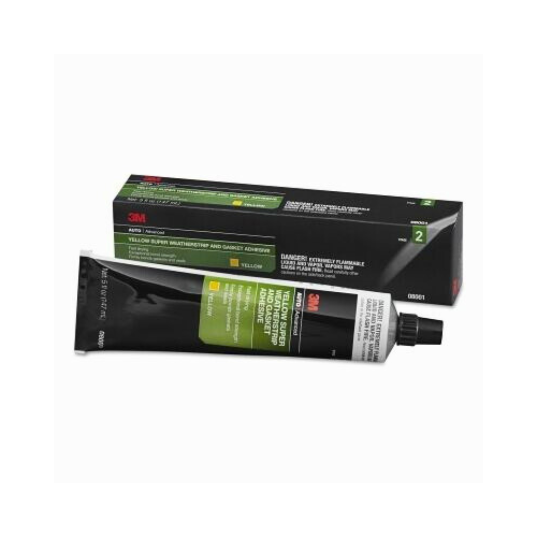 Yellow Super Weatherstrip And Gasket Adhesive, 5 oz