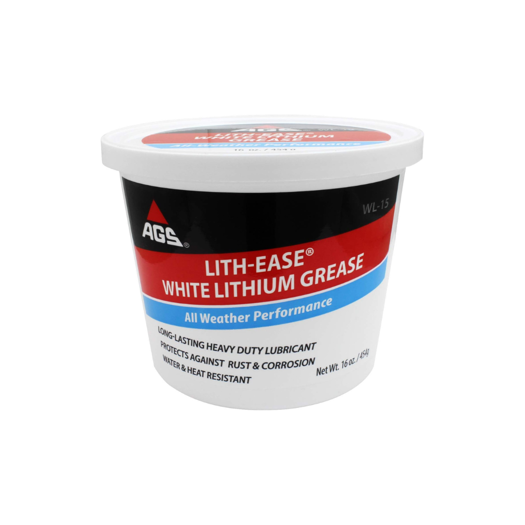AGS Lith-Ease WL-15 White Lithium Grease, 16 oz