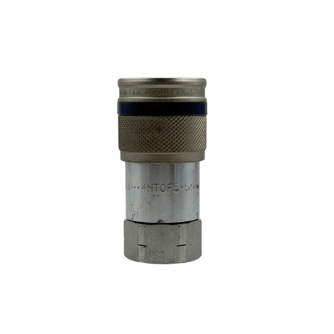 Hydraulic Quick Connect Coupling – 1/2" Body, Steel, 4HTOF5