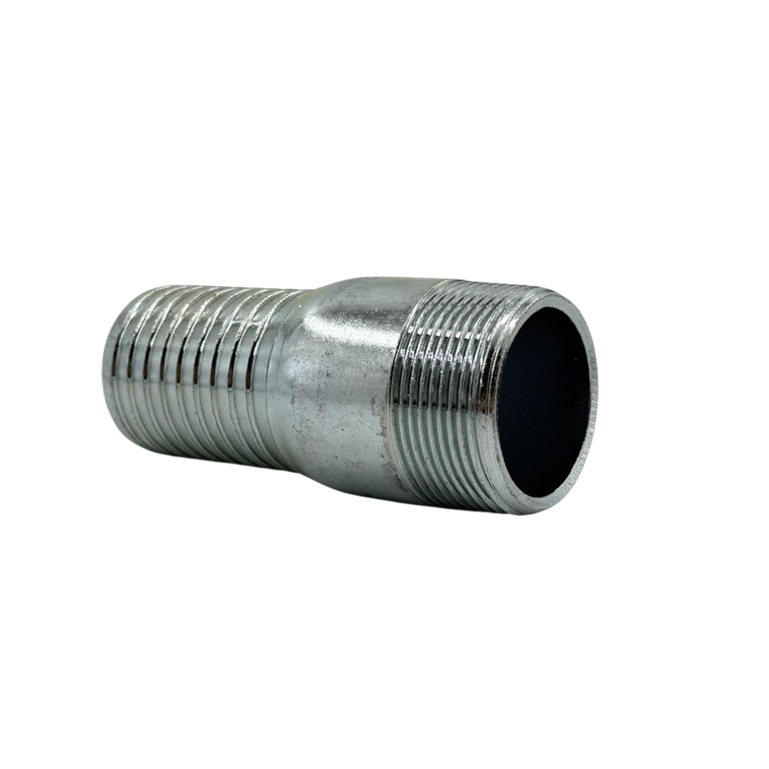 Insert Adapter — 1-1/2 in Barb × 1-1/2 in Male Pipe, Galvanized Steel (DX-STC20 / 973910)