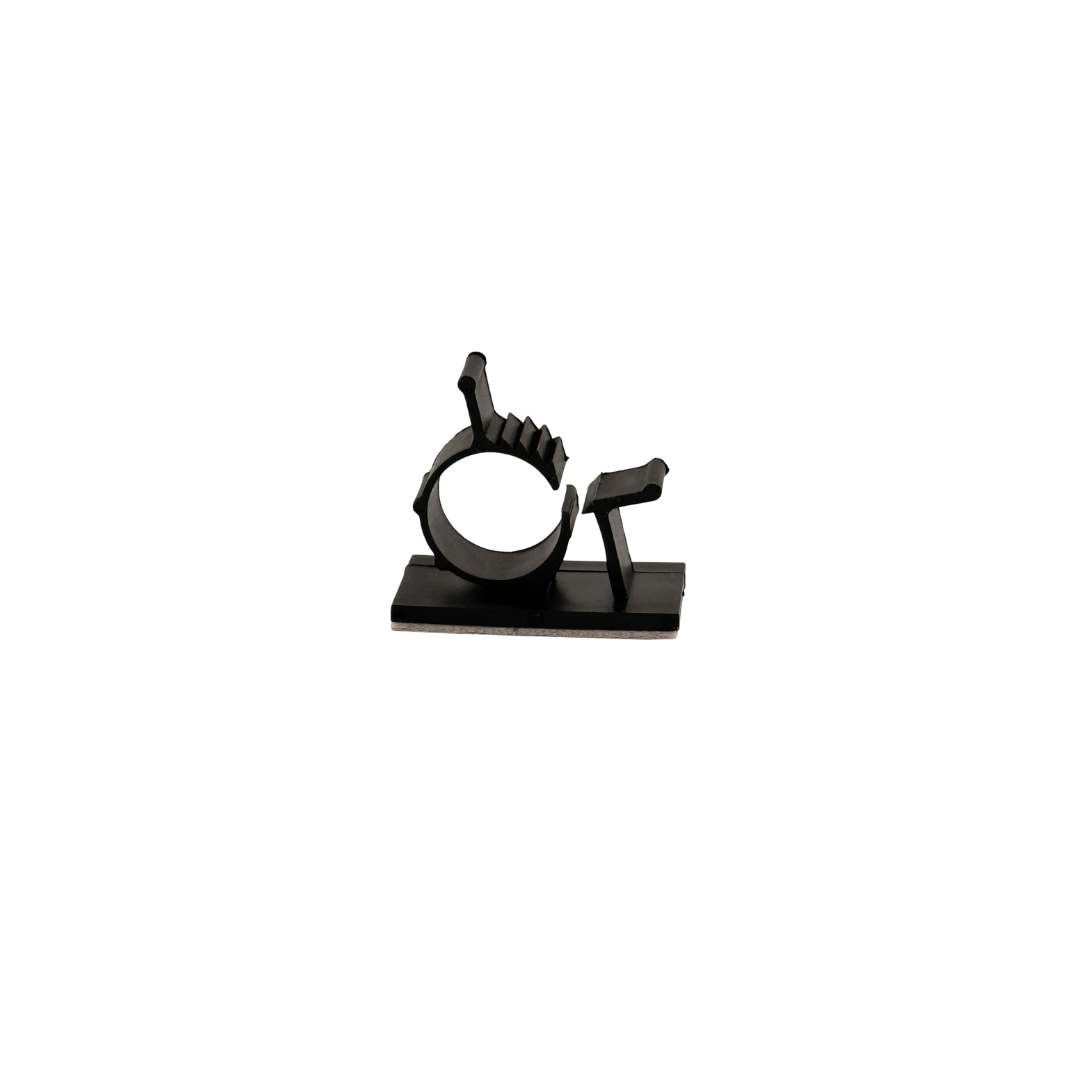 Adjustable Adhesive Nylon Cable Clamp 3/8"