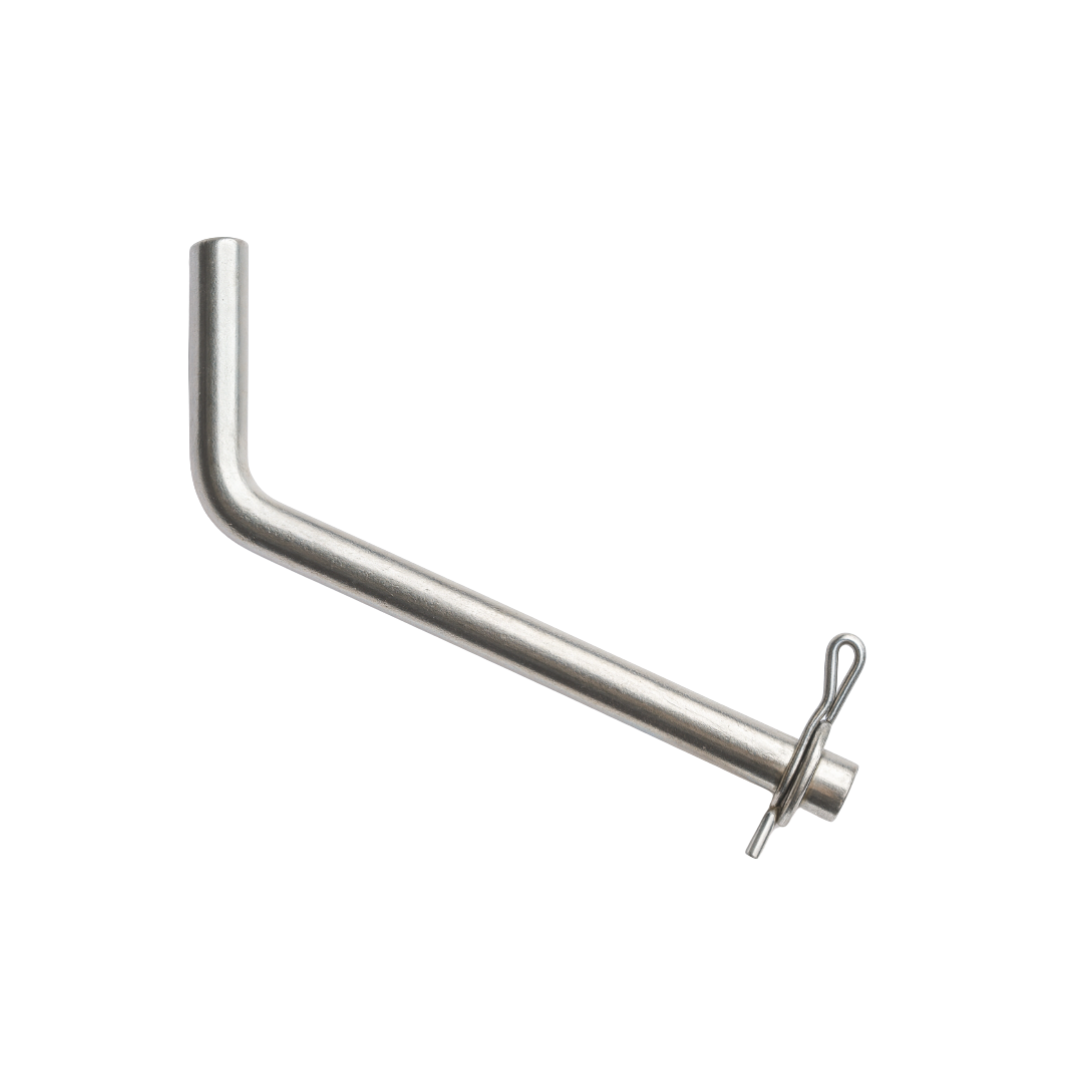 Bent Arm Pin with Hitch Pin Clip 1/2" x 3"