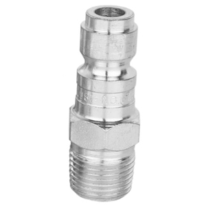 P-Style Pneumatic Plug — 3/8 in Male NPT, 3/8 in Basic Flow, Steel, 300 psi, 68 SCFM (1807)