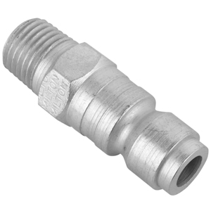 1/4" Male Plug – P-Style (T-Style), Case Hardened Steel, 68 SCFM