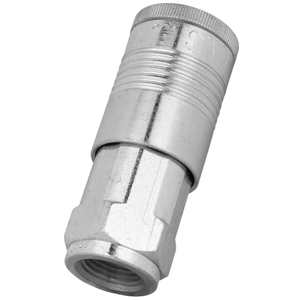 Pneumatic Coupler — High-Flow 99 SCFM, 3/8 in Basic Flow, 1/2 in Female NPT, Steel, 300 psi, 250°F (1813)