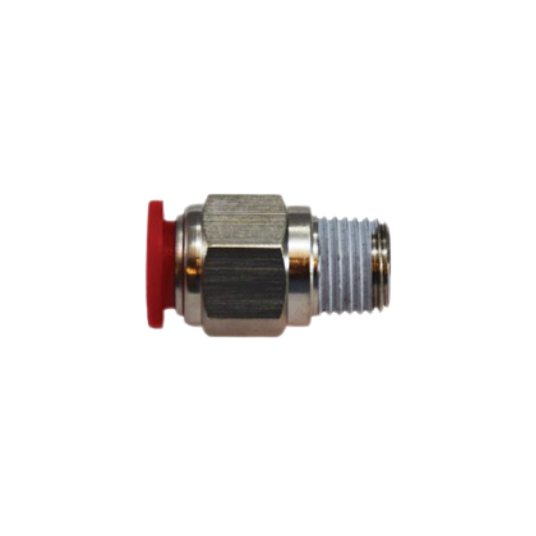 8mm x 1/4" Push-In Male Adapter – Composite Tube x Male BSP Connector