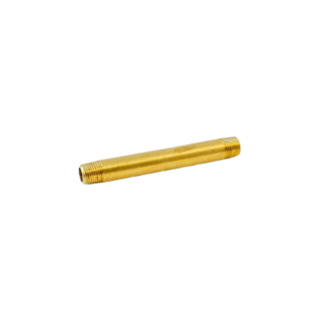 1/8" x 1-1/2" Brass Pipe Long Nipple – Yellow Brass