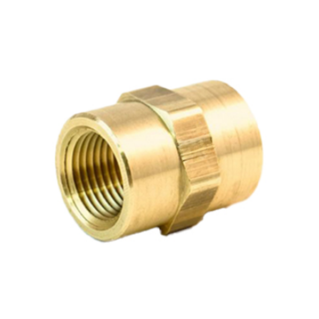 3/4" Brass Pipe Coupling – Female NPT