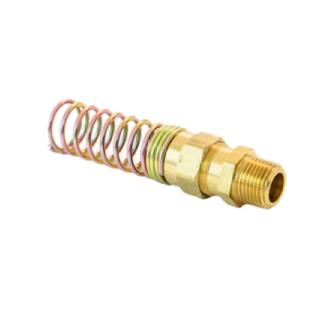 1/2" Brass Spring Guard for DOT Air Brake Hose