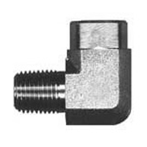 Hydraulic 45° Street Elbow – 1" Male NPTF to 1" Female NPTF – Carbon Steel