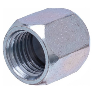 JIC 37° Flare Twin® Cap – 1" Tube, 1-1/2" Hex, Steel