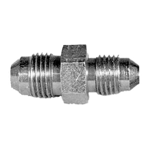 JIC 37° Flare-Twin® Small Hex Union – 1/2" Tube x 1/2" Tube, Steel