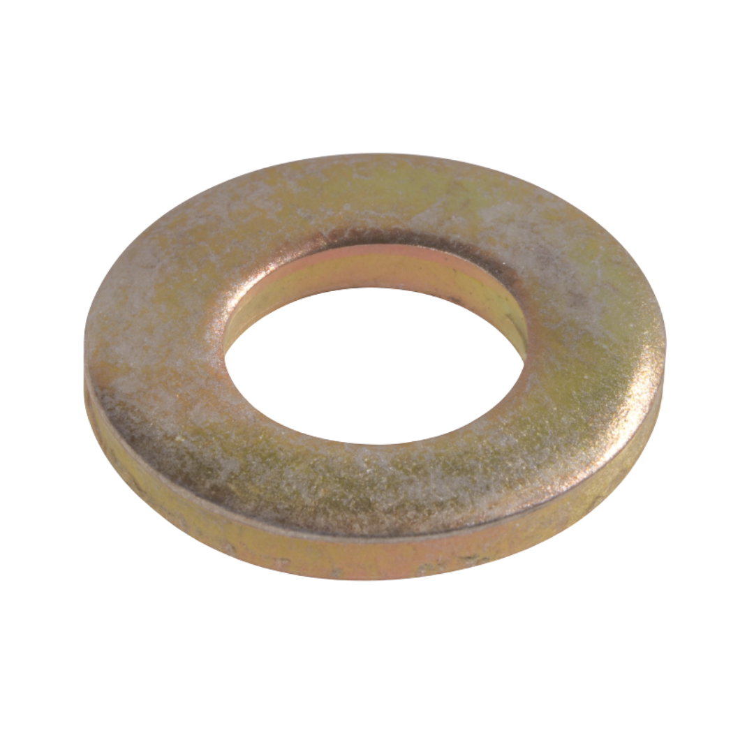 Grade 8 USS Thick Flat Washer Zinc Plated 7/8