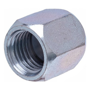 JIC 37° Flare Twin® Cap – 5/16" Tube, 5/8" Hex, Carbon Steel