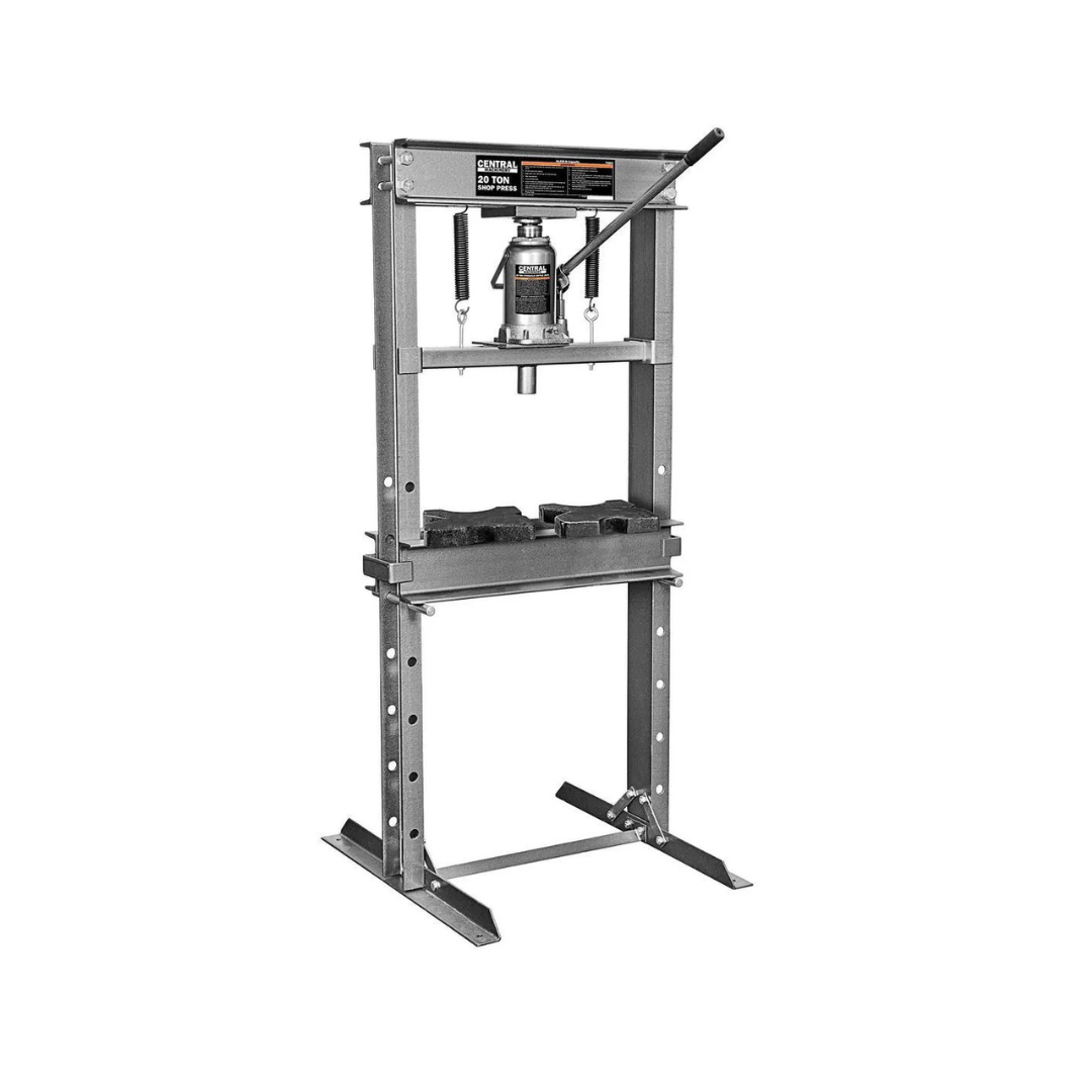 Central Machinery 32879 20-Ton H-Frame Hydraulic Shop Press