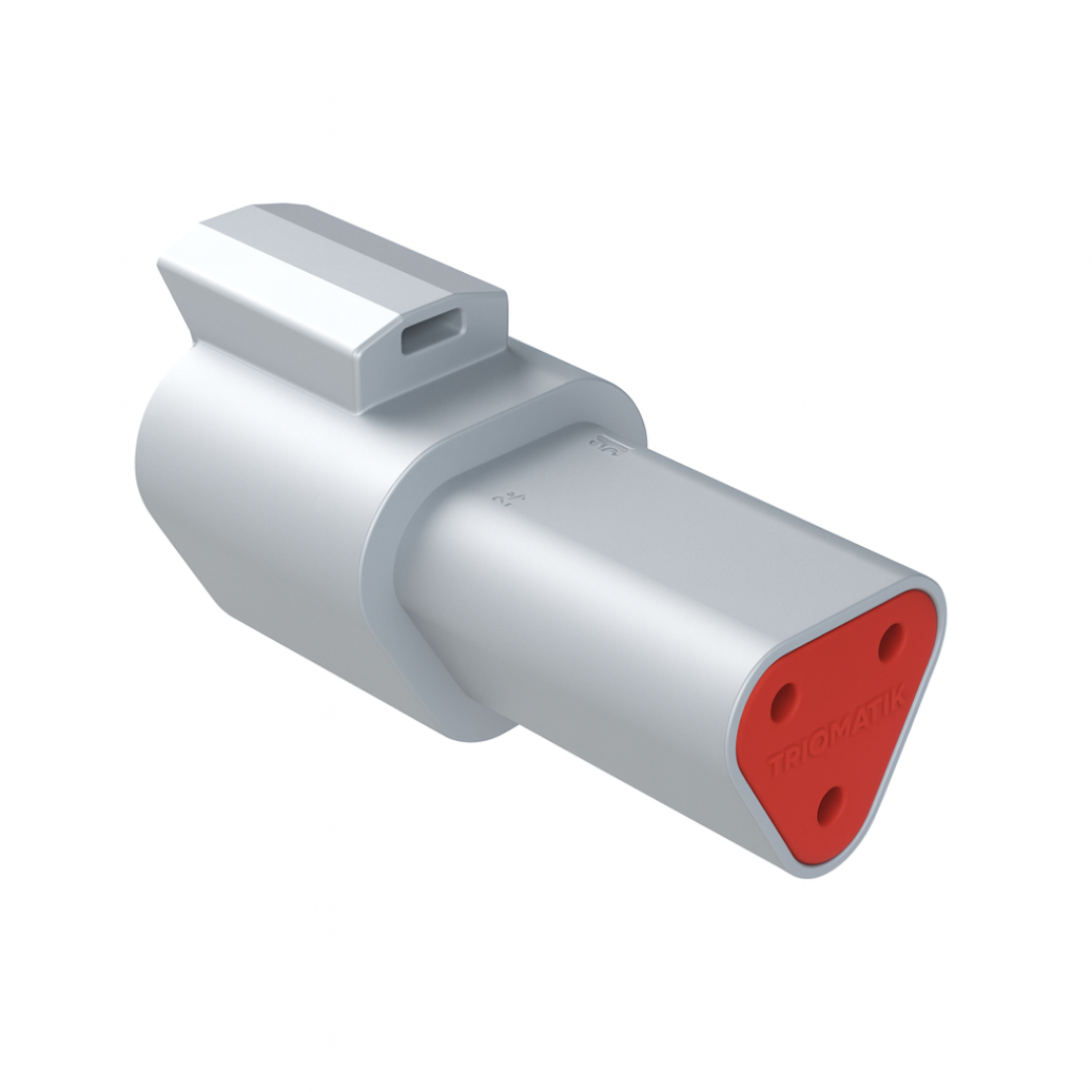Amphenol AT04-3P 3-Way Male Receptacle Connector